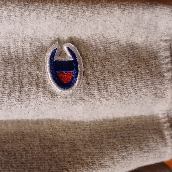 NWOT Authentic Champion Athleticwear Grey Hoodie Long Sleeve Sweatshirt w/pocket - Picture 8 of 13